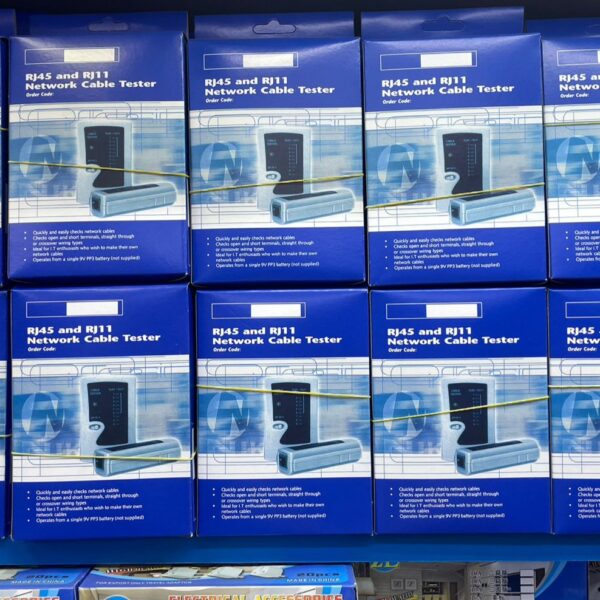 RJ45 and RJ11 Network Cable Tester